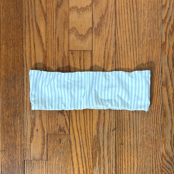 Charlie Holiday Womens Striped Strapless Bikini Top Swimsuit Size S NWOT - Picture 1 of 5